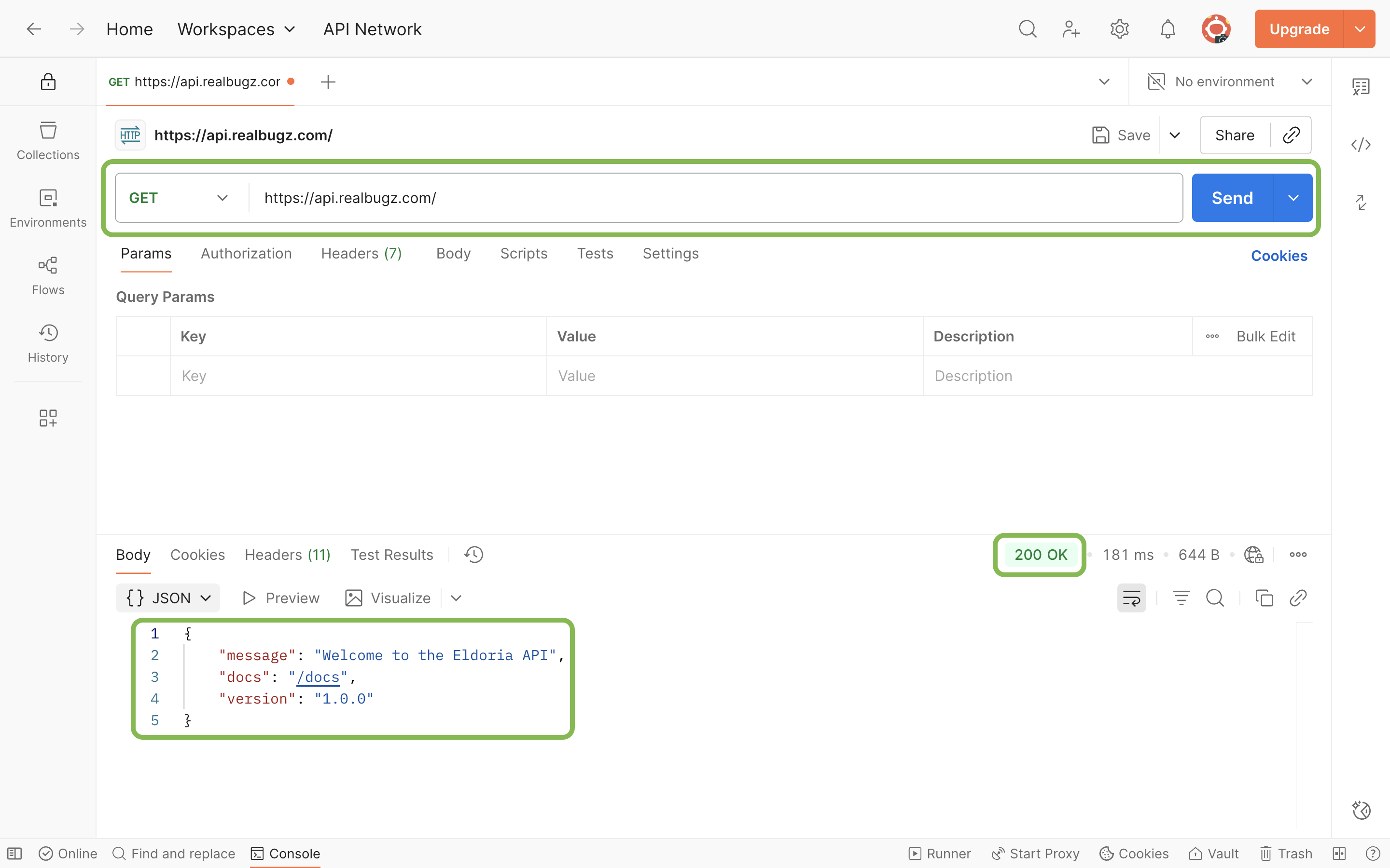 Eldoria API documentation